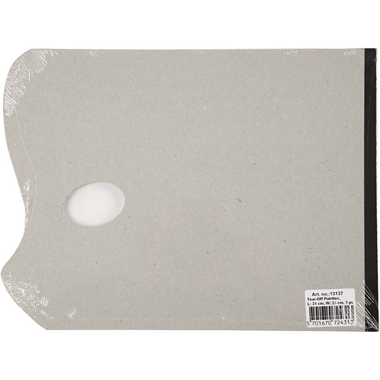 Produktbild: Creativ Company Abrei&szlig;-Palette, L 31 cm, B 23 cm, Wei&szlig;, 1 Stk