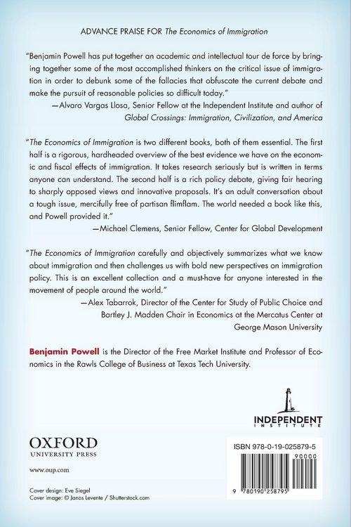 Produktbild: Economics of Immigration
