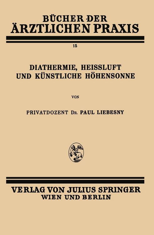 Produktbild: Diathermie, Heissluft und K&uuml;nstliche H&ouml;hensonne