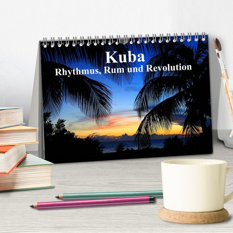 Produktbild: Kuba - Rhythmus, Rum und Revolution (Tischkalender 2026 DIN A5 quer), CALVENDO Monatskalender
