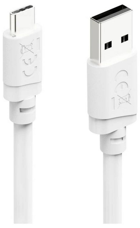 Produktbild: Hama USB-Ladekabel USB 2.0 USB-A Stecker, USB-C&reg; Stecker 2m Wei&szlig; 00201813