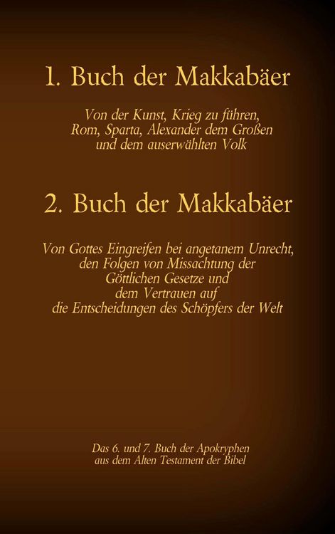 Produktbild: 1. und 2. Makkab&auml;er