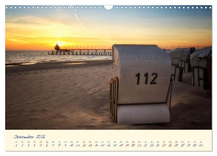 Produktbild: OSTSEEGL&Uuml;CK - Gl&uuml;cksmomente auf dem Dar&szlig; (Wandkalender 2026 DIN A3 quer), CALVENDO Monatskalender