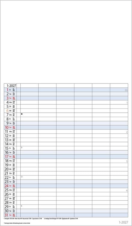 Produktbild: FMB Familienplaner XL 2027