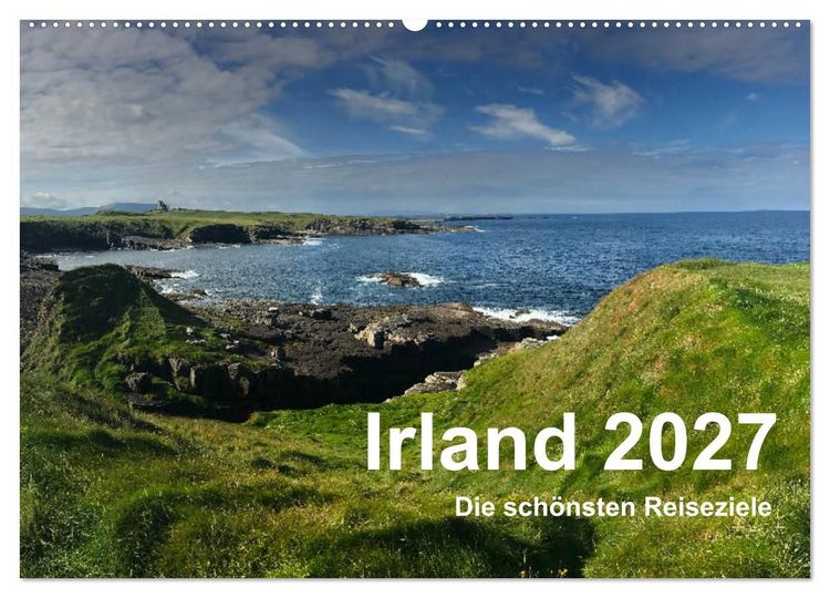 Produktbild: Irland 2027 - Die sch&ouml;nsten Reiseziele (Wandkalender 2027 DIN A2 quer), CALVENDO Monatskalender