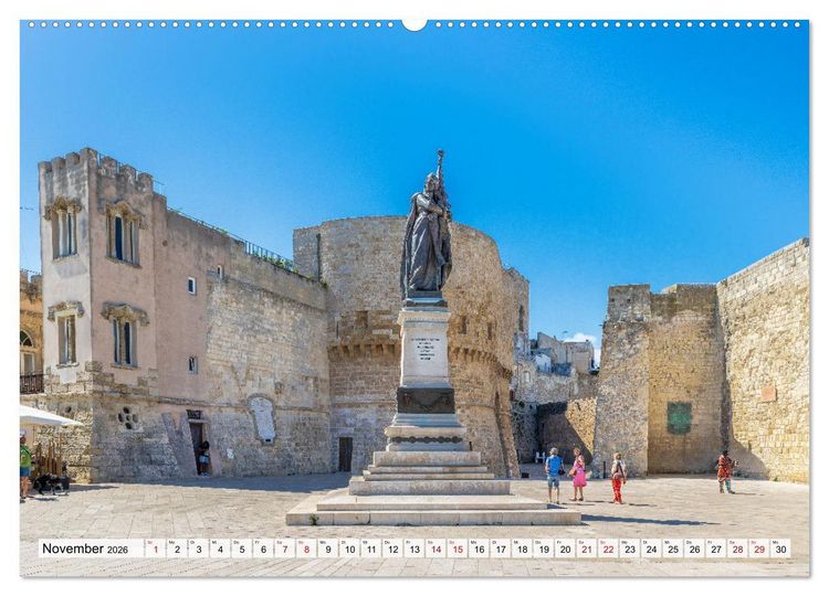 Produktbild: Apulien - Traumregion am Stiefelabsatz Italiens (Wandkalender 2026 DIN A2 quer), CALVENDO Monatskalender