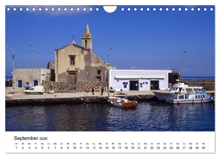 Produktbild: Die Liparischen Inseln (Wandkalender 2026 DIN A4 quer), CALVENDO Monatskalender