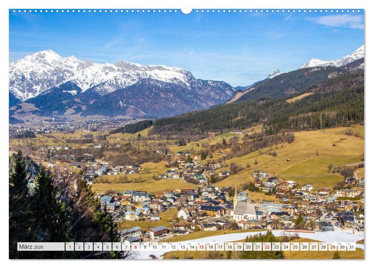 Produktbild: Maria Alm - Hinterthal - Hintermoos (hochwertiger Premium Wandkalender 2026 DIN A2 quer), Kunstdruck in Hochglanz