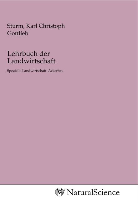 Produktbild: Lehrbuch der Landwirtschaft