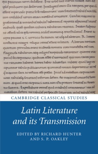 Produktbild: Latin Literature and Its Transmission