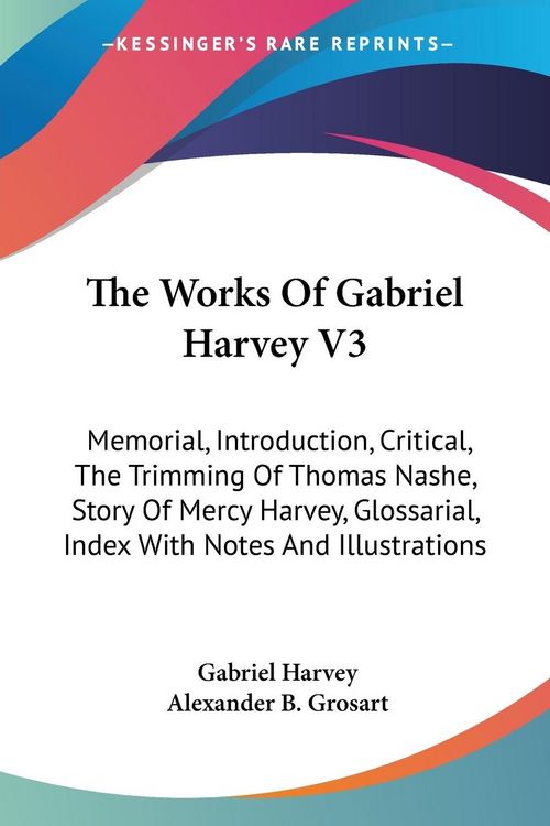 Produktbild: The Works Of Gabriel Harvey V3