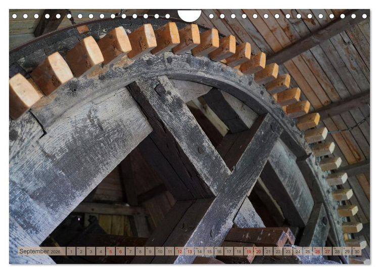 Produktbild: Faszination Wall-Holl&auml;nder Greftm&uuml;hle in Nordhemmern (Wandkalender 2026 DIN A4 quer), CALVENDO Monatskalender