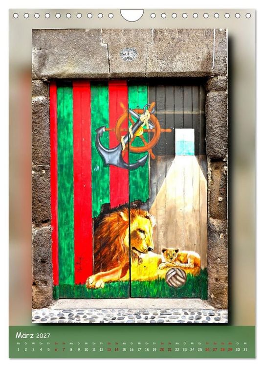 Produktbild: T&uuml;ren in Madeira (Wandkalender 2027 DIN A4 hoch), CALVENDO Monatskalender