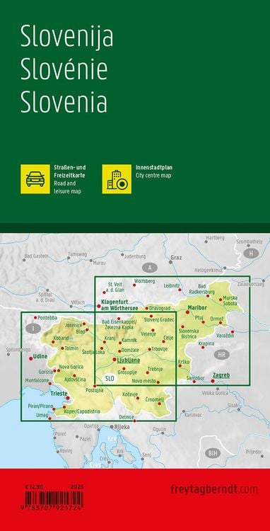 Produktbild: Slowenien, Stra&szlig;en- und Freizeitkarte 1:150.000