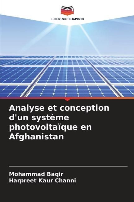 Produktbild: Baqir, M: Analyse et conception d'un syst&egrave;me photovolta&iuml;que