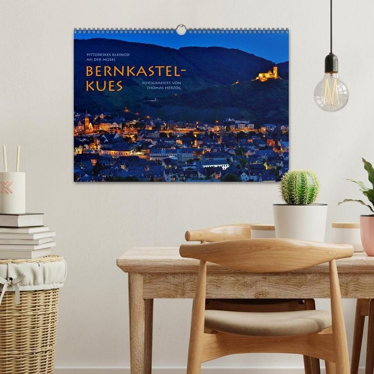 Produktbild: BERNKASTEL-KUES (Wandkalender 2026 DIN A3 quer), CALVENDO Monatskalender