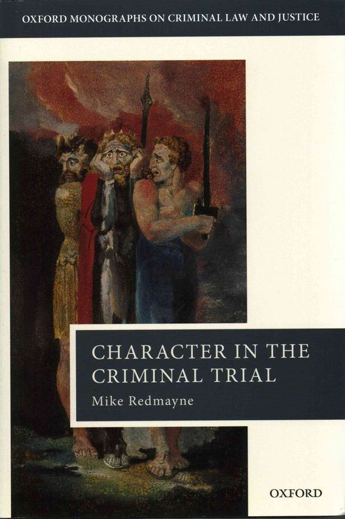 Produktbild: Character Evidence in the Criminal Trial