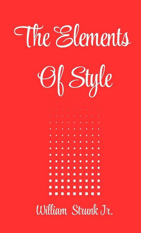 Produktbild: The elements of style