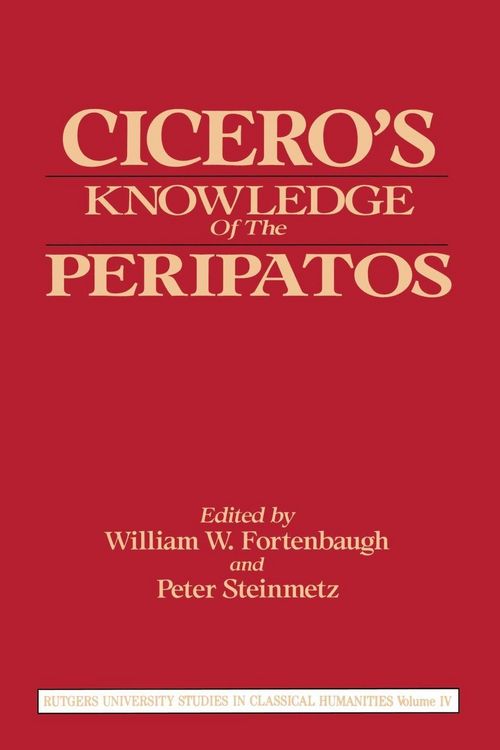 Produktbild: Cicero's Knowledge of the Peripatos