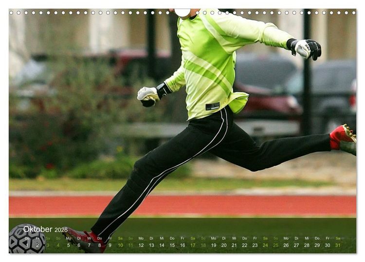 Produktbild: Leidenschaft Fu&szlig;ball (Wandkalender 2026 DIN A3 quer), CALVENDO Monatskalender