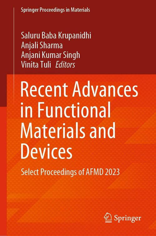 Produktbild: Recent Advances in Functional Materials and Devices