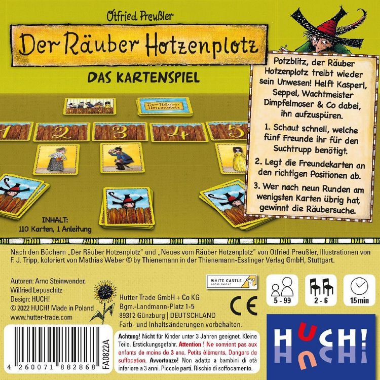 Produktbild: Der R&auml;uber Hotzenplotz - Das Kartenspiel