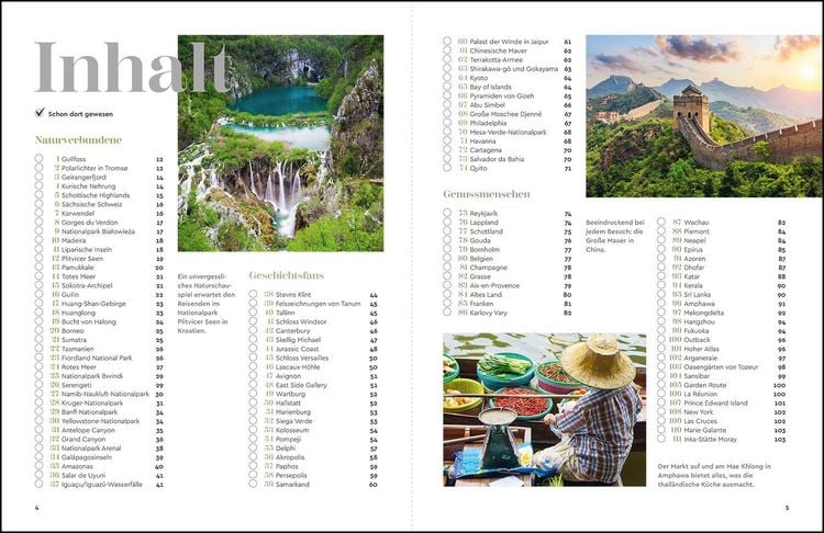 Produktbild: KUNTH Bucketlist f&uuml;r Globetrotter