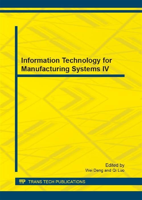 Produktbild: Information Technology for Manufacturing Systems IV