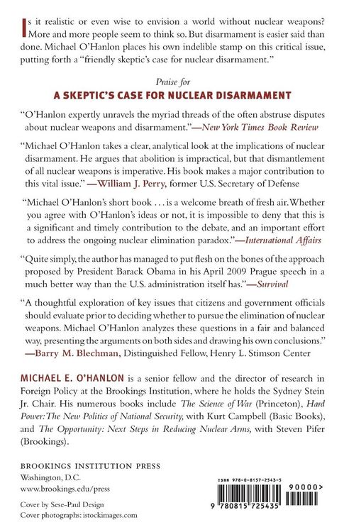Produktbild: Skeptic's Case for Nuclear Disarmament