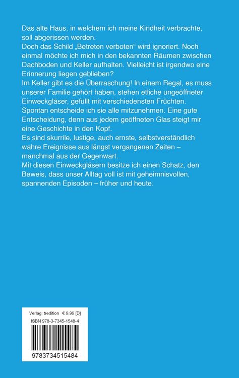 Produktbild: Geschichten aus dem Einweckglas