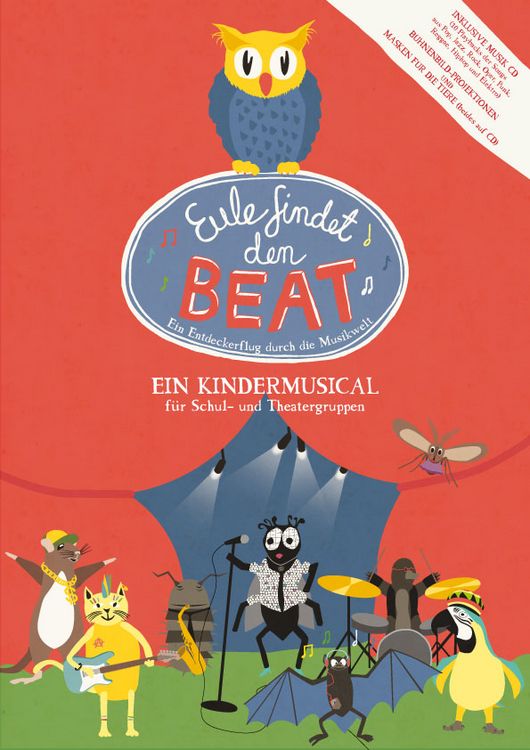 Produktbild: Eule findet den Beat, 2 Hefte inkl. 2 CD's