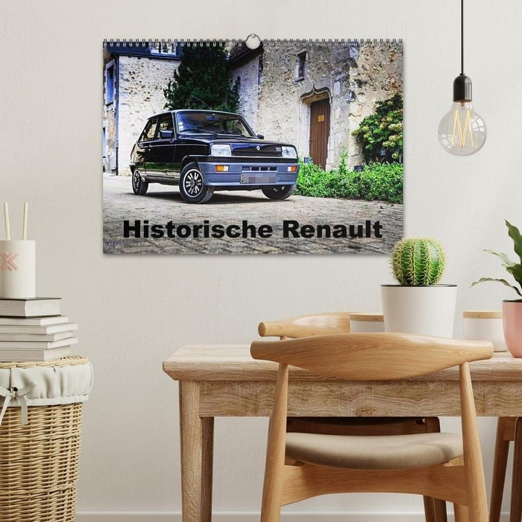 Produktbild: Historische Renault (Wandkalender 2026 DIN A3 quer), CALVENDO Monatskalender