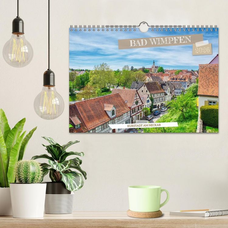 Produktbild: Bad Wimpfen - Kurstadt am Neckar (Wandkalender 2026 DIN A4 quer), CALVENDO Monatskalender