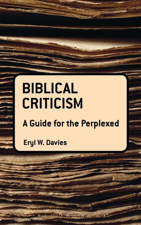 Produktbild: Biblical Criticism: A Guide for the Perplexed