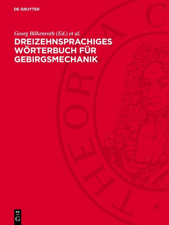Produktbild: Dreizehnsprachiges W&ouml;rterbuch f&uuml;r Gebirgsmechanik