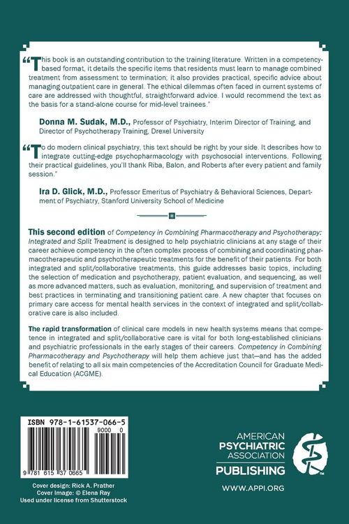 Produktbild: Competency in Combining Pharmacotherapy and Psychotherapy