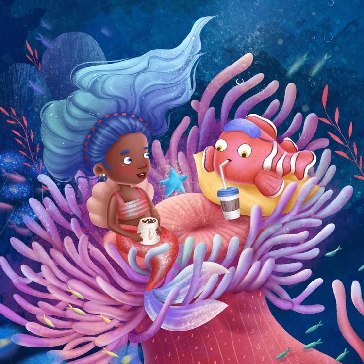 Produktbild: Fall asleep with Mandy Mermaid and Charlie Clownfish during their first ever sleepover!