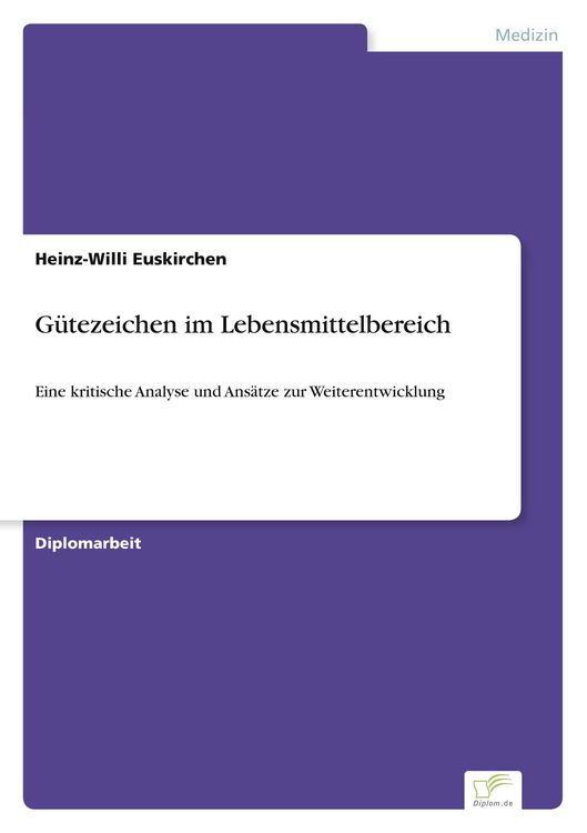 Produktbild: G&uuml;tezeichen im Lebensmittelbereich