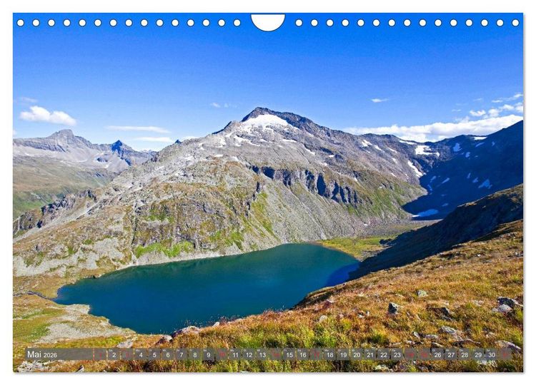Produktbild: Berge - Gletscher - Seen (Wandkalender 2026 DIN A4 quer), CALVENDO Monatskalender