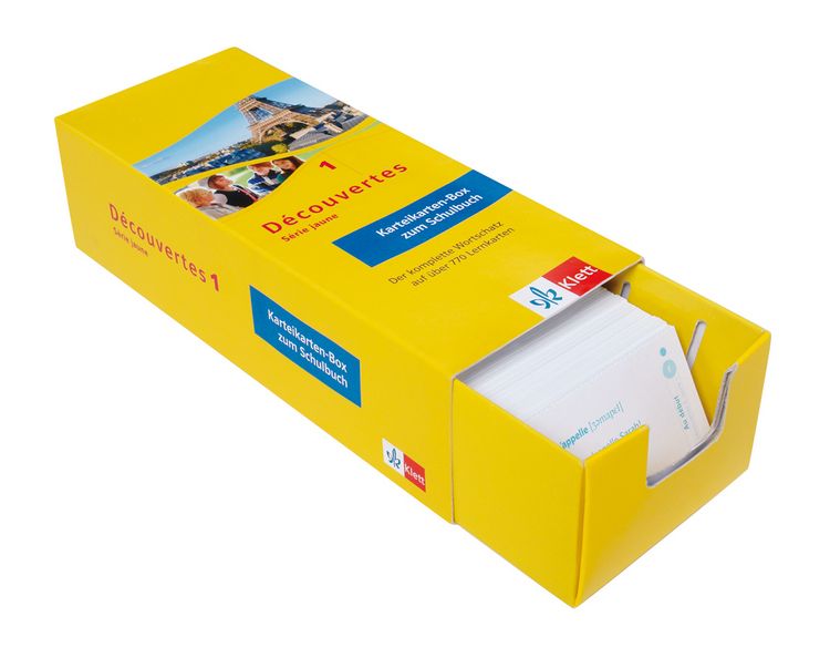 Produktbild: D&eacute;couvertes 1 S&eacute;rie jaune - Vokabel-Lernbox zum Sch&uuml;lerbuch