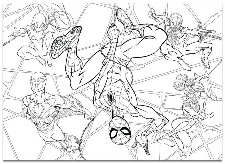 Produktbild: Marvel Puzzle DF Maxi Floor 4 X 48 Spider-Man