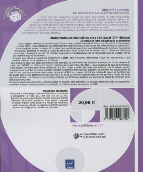 Produktbild: Math&eacute;matiques financi&egrave;res avec VBA Excel