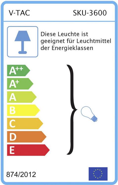 Produktbild: V-TAC VT-782 3600 Einbaurahmen IP20 Silber