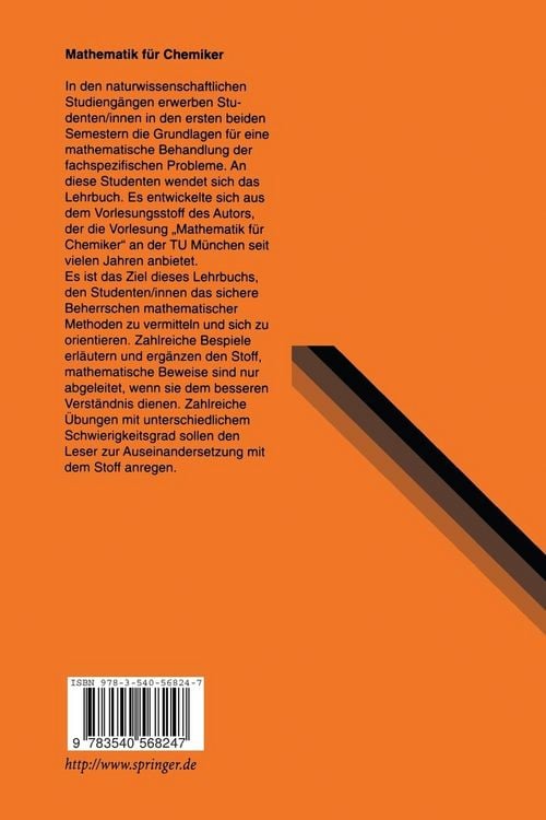 Produktbild: Mathematik f&uuml;r Chemiker