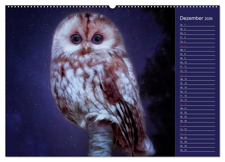 Produktbild: S&uuml;sse Tierwelt / CH-Version / Geburtstagskalender (hochwertiger Premium Wandkalender 2026 DIN A2 quer), Kunstdruck in Hochglanz