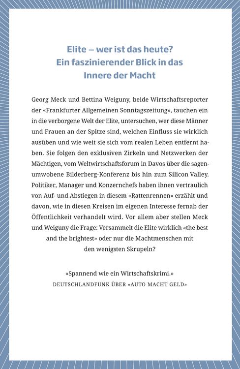 Produktbild: Der Elitenreport