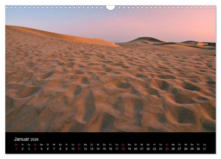 Produktbild: GRAN CANARIA/D&uuml;nen von Maspalomas (Wandkalender 2026 DIN A3 quer), CALVENDO Monatskalender