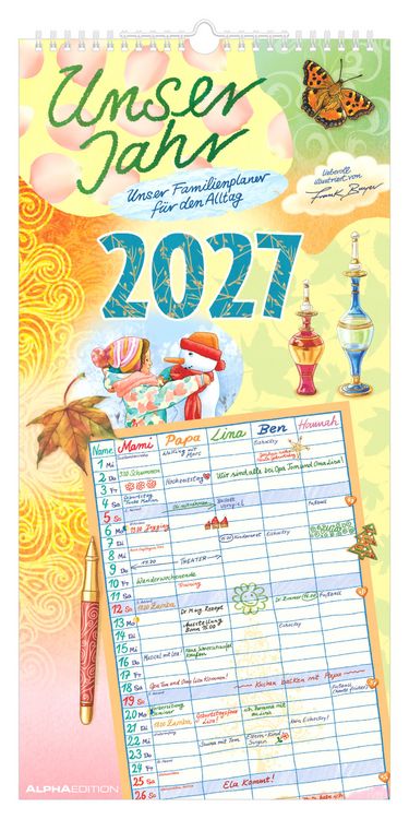 Produktbild: Unser Jahr &ndash; Unser Familienplaner f&uuml;r den Alltag 2027