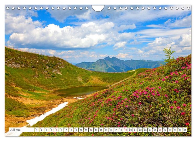 Produktbild: 5 Gipfel-Tour in Rauris (Wandkalender 2026 DIN A4 quer), CALVENDO Monatskalender