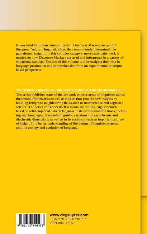 Produktbild: Discourse Markers in Interaction